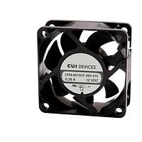 Same Sky (formerly CUI Devices) CFM-6025CF-150-351 Axial dc axial fan, 60 mm square, 25 mm, omniCOOL bearing, 12 Vdc, 5000 RPM, 23.5 CFM