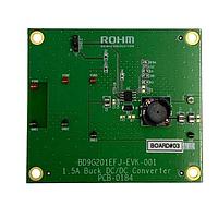 ROHM Semiconductor BD9G201EFJ-EVK-001 Voltage Regulator - Switching Regulator Accepts a power supply input 4.5V to 42V, generates output from 1V to VCC, input voltage range of 10V to 42V and a fixed output of 5V can be produced.