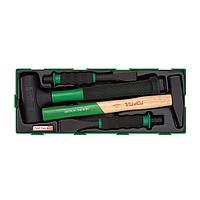 TOPTUL GTA0427 Hammer & Soft Grip Chisel Set (4 pcs)