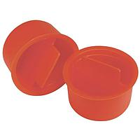 Essentra Components 110033 Conduit Fittings & Accessories 0.461"-0.539"Center Pull Plug:LDPE Red