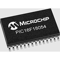 Microchip Technology PIC16F18054-I/SO MCUs 7KB Flash, 128EE, 512B RAM, 10b ADC, PWM, CCP, HLT, WDT, PPS, EUSART, SPI/I2C