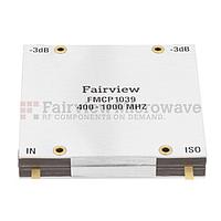 Fairview FMCP1039 Drop-In 90 Degree Hybrid Coupler From 400 MHz to 1,000 MHz Rated To 800 Watts