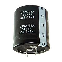 Cornell Dubilier (CDE) 381LR121M450H032 Electrolytic Capacitors 120uF 450V 20% tol.