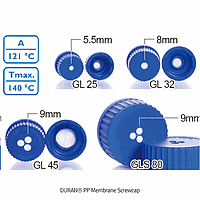 DURAN DU.2911813 Cap ptfe membrane gl25