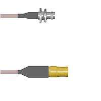 Amphenol Custom Cable Q-0A03Y000H036i RF Cable Assemblies BNC-SJB/SMB-SP G142 36I