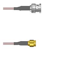 Amphenol Custom Cable Q-0K03C000R036i RF Cable Assemblies BNC-SP/SMA-SP G316D 36I
