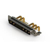 EDAC 629-17W5650-3N3 Mixed Contact D-Sub Connectors Right-angle Power Combo D-Sub Connector
