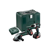METABO COMBO SET 2.4.1 18 V Cordless machines in a set (BSLT+W18)