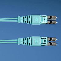 Panduit FX2ERQNQNSNM003 Fiber Optic Cable Assemblies OM3 2-fiber, 1.6mm jacket, riser LC pus