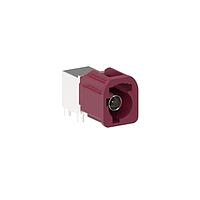 Amphenol RF FM1-NDRP-PCB-1 RF Connectors / Coaxial Connectors AUTOMATE Type A Mini-FAKRA Single Port PCB Through Hole RA Plug 50 Ohm D Code