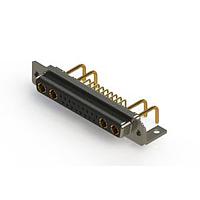 EDAC 630-21W4250-1N4 Mixed Contact D-Sub Connectors Right-angle Power Combo D-Sub Connector