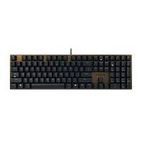 CHERRY G80-3950LIBUS-2 Keyboards Black/Bronze, Mechanical Keyboard, MX2A BROWN Switches, w/ Anodized metal plate