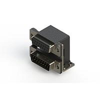 EDAC 664-015-664-057 Dual Port D-Sub Connectors Right-angle Dual Port D-Sub Connector