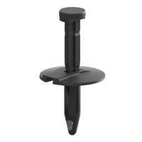 Essentra Components TR-2 Push-In Rivet Rivet,Black,.098-.350 in Hold