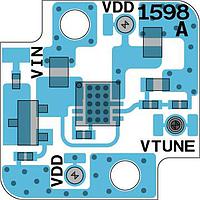 Quantic X-Microwave XM-C811-0404D-SP LDO Voltage Regulator Voltage Regulator, LT3045EDD#TRPBF [PCB: 1598]Spring Pins