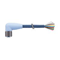 Murrelektronik 7024-17061-3120300 Connectors M12 female 90 with cable F+B PRO, TPE-S 8x0.25 bu UL robot+drag chain 3m