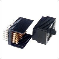 3M Electronic Solutions Division HSHM-H055B4-5CP2-TG30L Headers HRD METRIC BACKPLANE CONN - STD