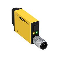 Banner Engineering SME312FPBQD Photoelectric Sensors MINI-BEAM EXPERT: Visible Blue Plastic Fiber Optic; Range: Depends on Fiber; Input: 10-30 V dc; Output: Bipolar: 1 NPN; 1 PNP; 4-pin M12 Integral QD