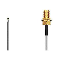 GCT (Global Connector Technology) CABLE 355 RF-200-A RF Cable Assemblies I-Pex MHF42SMA STRJck R Mt 6 GHz,200mm, 0.81mm grey