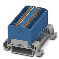 PHOENIX CONTACT 3273704 Push-In Distribution Block PTFIX 18X4-NS35A BU