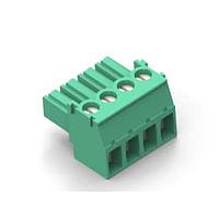 AMP Connectors - TE Connectivity 1-1986371-6 Plugs StrPlug 3.5mm Green LH 16