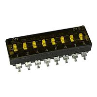 CTS Electronic Components 219-8MSTR DIP Switches 8 switch sections SPST
