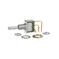 NKK Switches MN18ES1G40 Toggle Switches ANGLE PC MOUNT MINIATURE TOGGLE