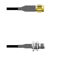Amphenol Custom Cable Q-3D04K0008036i RF Cable Assemblies SMA-SP/TNC-SJ RG58 36I