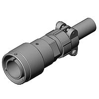 JAE Electronics JK06EF10PN1-F0 Circular MIL Spec Connector 10 Position, Pin, Cable Clamp Plug