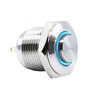 E-Switch PV6H240SS-341 Anti-Vandal 2A 48VDC BLU LED 16mm Off(On) SPST
