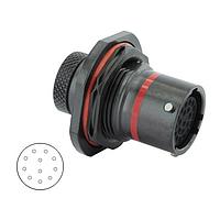 Eaton Souriau-Sunbank 8STA71811SN Connectors Jam Nut Receptacle - size 18 - 11 contacts - Female