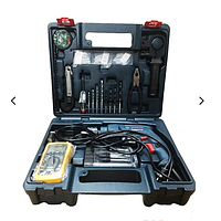 Bosch GSB 550E impact drill with 80 accessories