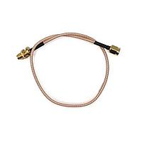 Mueller BU-4150031012 Coaxial Cables RF Coaxial Connector and Cable Assembly, SMA to SMA, Gold Pated SMA Bulkhead Female to SMA Straight Male, Shielded, RG-316, 12"