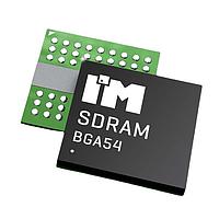 Intelligent Memory IM2516SDBDBG-6 SDRAM S, 256Mb, 3.3V, 16Mx16, 166MHz (166Mbps), 0C to +70C, FBGA-54