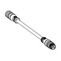 Molex 1200020235 Sensor Cables / Actuator Cables M12 D.E 4P F ST+M ST 22AWGx4C 3M