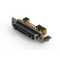 EDAC 630-13W3640-5NB Mixed Contact D-Sub Connectors Right-angle Power Combo D-Sub Connector