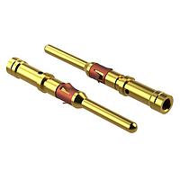 Amphenol SINE Systems MP16M23G30 Contacts Pin Contact, Machined, Size 16, Gold 30u", Wire Range .75 -.1.5mm , 18-16 AWG