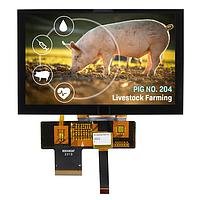 Newhaven Display NHD-5.0-800480AF-ASXP-CTP IPS TFT LED Displays 5.0 Inch IPS TFT w/Capacitive Touch