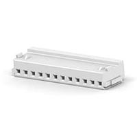 AMP Connectors - TE Connectivity 1-353908-2 Receptacle Housing RCPT 12 POS WHT MINI CRIMP 1.5mm