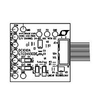 Analog Devices DC1010A-B ADC LTC2489 16-Bit 4/2-ch I2C Easy Drive Del