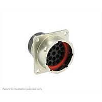 Eaton Souriau-Sunbank UT001823PZH6 Receptacles Male square flange receptacle IP68/69K, 96 h salt spray, keying Z
