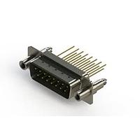 EDAC 627-M15-323-GT6 D-Sub Connectors - Standard Density Vertical Machined D-Sub Connectors