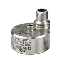 Amphenol Wilcoxon 993B-7-M12 Acceleration Sensor Modules Top exit, triaxial, 4-pin M12 connector, 10-32 captive screw, 100 mV/g, +/-10% sensitivity tolerance