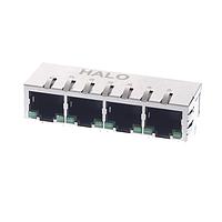 HALO Electronics HFJ14-E2450GRRL Modular 10/100 EXT TEMP 1x4 RJ45 GR1089 NO LED
