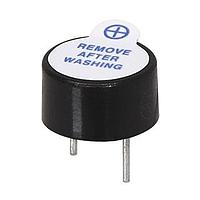 Same Sky (formerly CUI Devices) CMI-9605-0580T Electromagnetic buzzer, 9.6 mm x 5 mm deep, M, 5 VDC, 80 dB, Through Hole, Audio Indicator