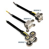 OMEGA 98203K-IEC Roller Thermocouple Handle Probes for Moving or Rotating Surfaces (Thermocouple, K, 205 °C, Surface Probe)