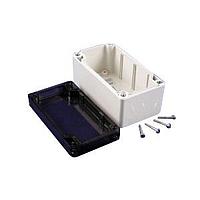 Hammond Manufacturing 1554D2GYSL Enclosures General Enclosure - Grey/Smoke Lid - 4.7 x 2.6 x 2.4in - Polycarbonate - N4X