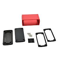 Bud Industries EXN-23356-RD PCB Enclosure Extruded Aluminum Enclosure Red (2 X 4.5 X 2.7 In)