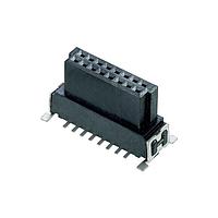 Harwin M55-6011642R Connectors 16P 1.27 SMC Female Vertical SMT Type