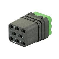 Eaton Souriau-Sunbank 8MQ2M0816BBS Modular Connectors - Push Pull MQuick module, unsealed, without contact, delivered with cap